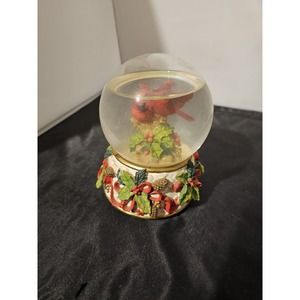 The San Francisco Music Box Company Hand Crafted Cardinal Snow Globe 1996